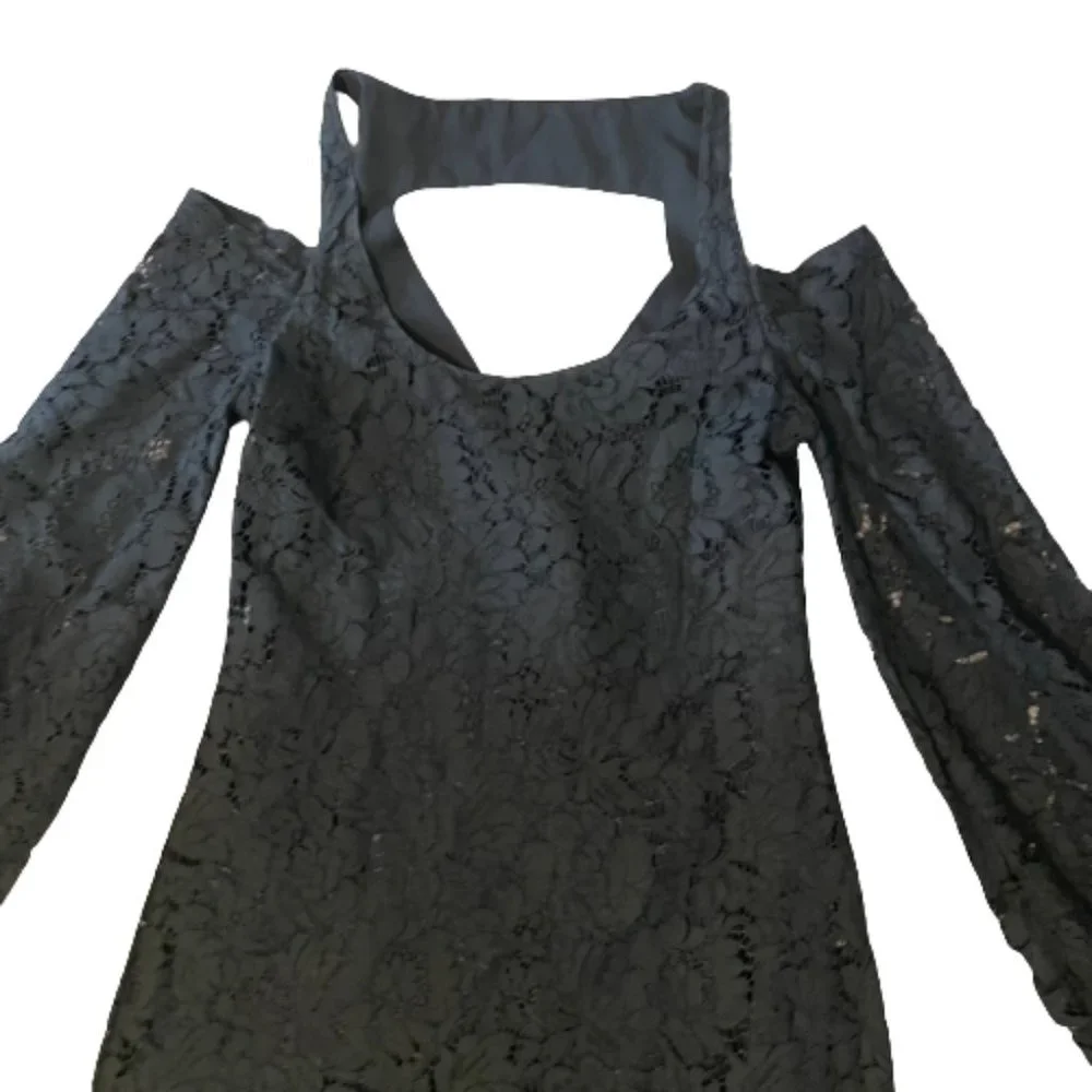 Chaser Women's Black Lace Dress Size XS - Picture 4 of 10